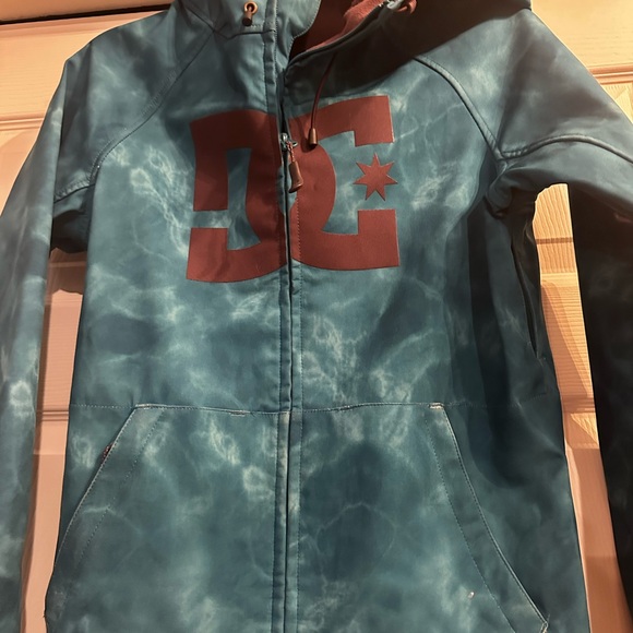 DC Women's Green Teal and Black the DC logo Ski Jacket - Picture 2 of 11